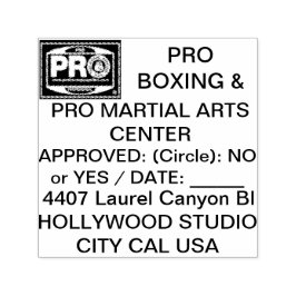 #PROBOXINGと#PROMARTIALARTS セルフインキングスタンプ