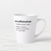 Procaffeinationディクおもしろいショナリ定義 カフェラテマグ (右)