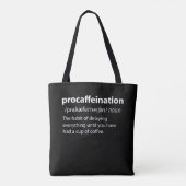 Procaffeinationディクおもしろいショナリ定義 トートバッグ (裏面)