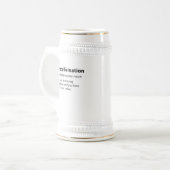 Procaffeinationディクおもしろいショナリ定義 ビールジョッキ (正面左)