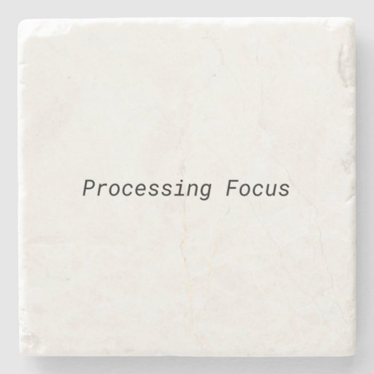 Processing Focus ミニマリストコースター ストーンコースター (正面)