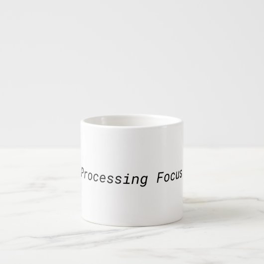 Processing Focus Minimalist Espresso Cup エスプレッソカップ (正面)