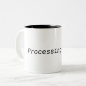Processing Focus Minimalist Two-Tone Mug ツートーンマグカップ (正面左)