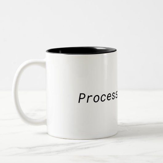 Processing Focus Minimalist Two-Tone Mug ツートーンマグカップ (左)