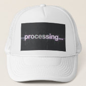 Processing Glitch Tech Cap キャップ (正面)