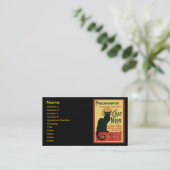 Prochainement Le Chat Noir, Theophile Steinlen 名刺 (スタンド正面)