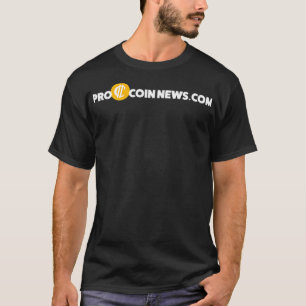 ProCoinNewsホワイトテット Tシャツ