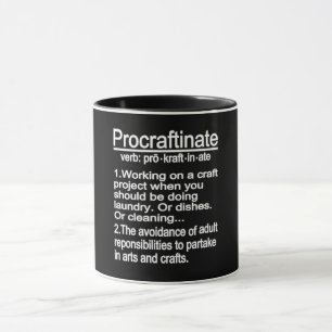 procraftinateの定義 マグカップ