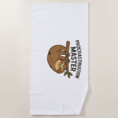 Procrastination Master Classic T-Shirt ビーチタオル (正面)