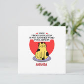 Procrastination Theme Cat's Meme  招待状 (スタンド正面)