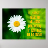 Procrastinatorモットー：完了 ポスター (正面)