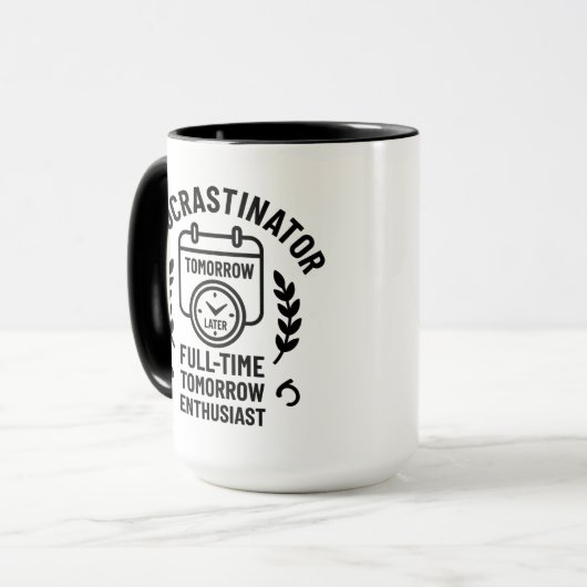 Procrastinator Mug マグカップ (正面左)