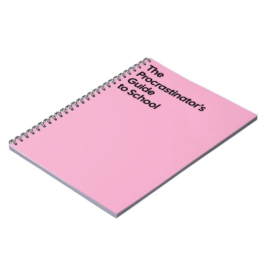 Procrastinator’s School Notebook ノートブック (左側)