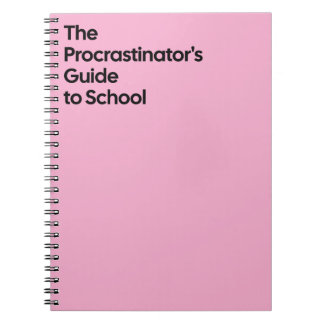 Procrastinator’s School Notebook ノートブック
