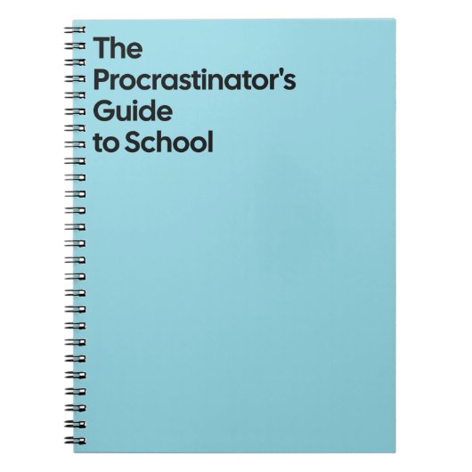 Procrastinator’s School Notebook ノートブック (正面)