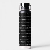 ProcrastinatorsのNowまたはNever Vanishing引用文 ウォーターボトル (背面)