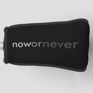 ProcrastinatorsのNowまたはNever Vanishing引用文 ゴルフヘッドカバー