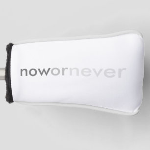 ProcrastinatorsのNowまたはNever Vanishing引用文 ゴルフヘッドカバー
