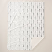 ProcrastinatorsのNowまたはNever Vanishing引用文 シェルパブランケット (正面)