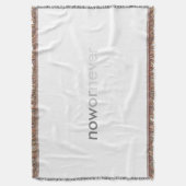 ProcrastinatorsのNowまたはNever Vanishing引用文 スローブランケット (正面縦)