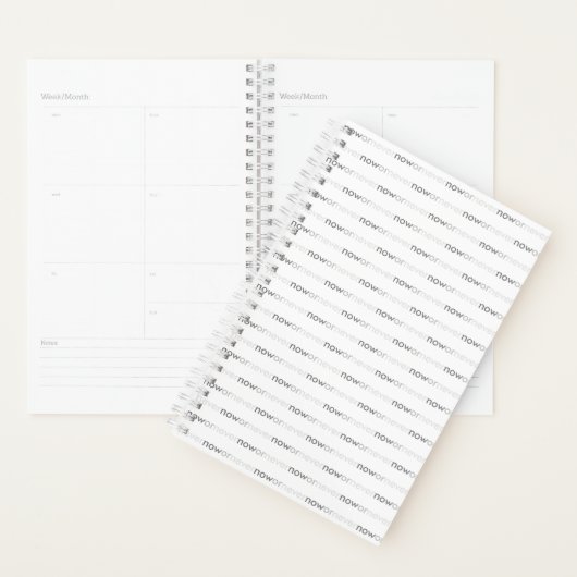 ProcrastinatorsのNowまたはNever Vanishing引用文 プランナー手帳 (ディスプレー)