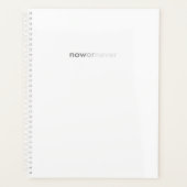 ProcrastinatorsのNowまたはNever Vanishing引用文 プランナー手帳 (正面)