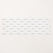 ProcrastinatorsのNowまたはNever Vanishing引用文 ヨガマット (正面(横))