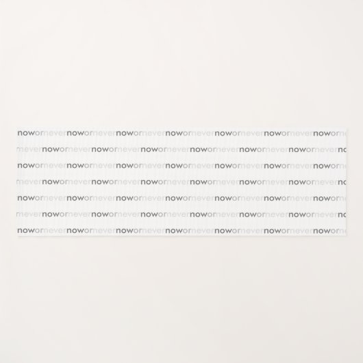 ProcrastinatorsのNowまたはNever Vanishing引用文 ヨガマット (正面(横))