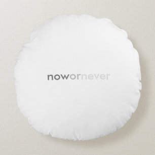 ProcrastinatorsのNowまたはNever Vanishing引用文 ラウンドクッション
