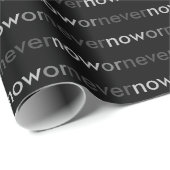 ProcrastinatorsのNowまたはNever Vanishing引用文 ラッピングペーパー (ロールコーナー)