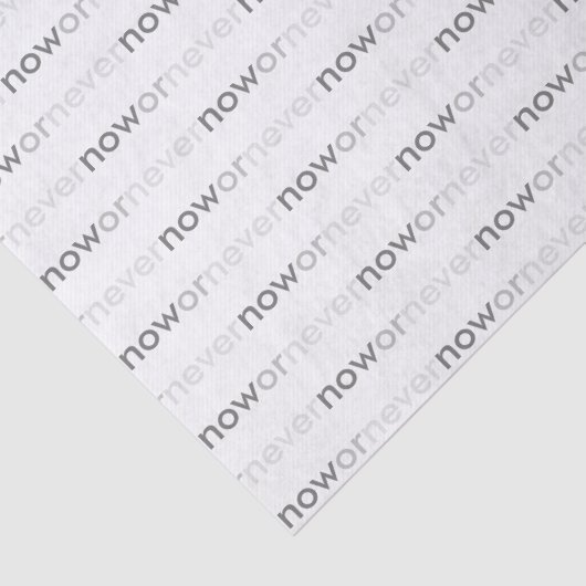 ProcrastinatorsのNowまたはNever Vanishing引用文 薄葉紙 (詳細)