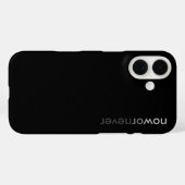 ProcrastinatorsのNowまたはNever Vanishing引用文 Case-Mate iPhoneケース (裏面 (横))