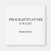 procrastinators マグネット (正面)