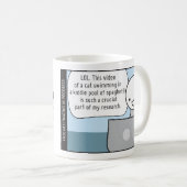 Procrastinator's Cup:研究者 コーヒーマグカップ (正面右)