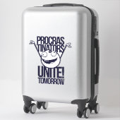 procrastinators unite シール (スーツケース)