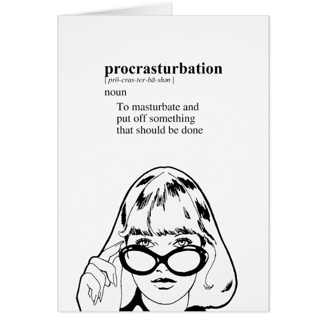 PROCRASTURBATION (正面)