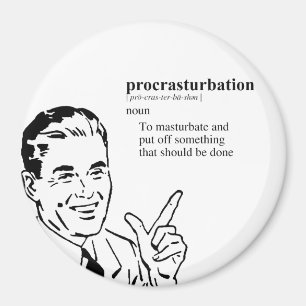 PROCRASTURBATION マグネット