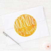 PROCREATE – モーニングサンシャインデザイン ラウンドシール (封筒)