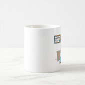 proctologistがカラオケを歌うおもしろマグカップ コーヒーマグカップ (中央)