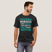 Procurement Managerによる問題の解決 Tシャツ (正面フル)