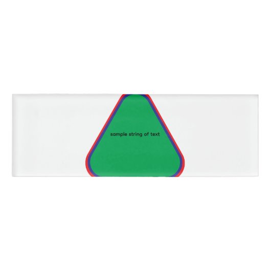 Prod Title 名札 (正面)