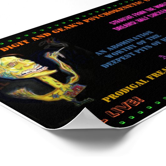 Prodigal Freak Sideshowポスター ポスター (角)