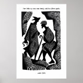 Prodigal Son Art Print Luke 15 24 Scripture Poster ポスター (正面)