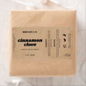  Product Customizable Brown Rustic Label ラベル (インサイチュ)