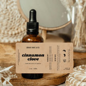  Product Customizable Brown Rustic Label ラベル