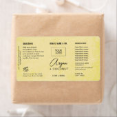  Product Customizable Cream Rustic Label ラベル (インサイチュ)