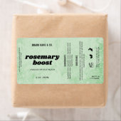  Product Customizable Herb Green Rustic Label ラベル (インサイチュ)