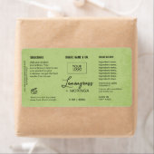  Product Customizable Lemon Green Label ラベル (インサイチュ)