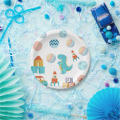 🦕 Product: Dinosaur Birthday Party Paper Plate ペーパープレート (パーティー)