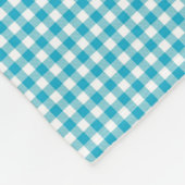 Product display showing a blanket with a blue  フリースブランケット (角)